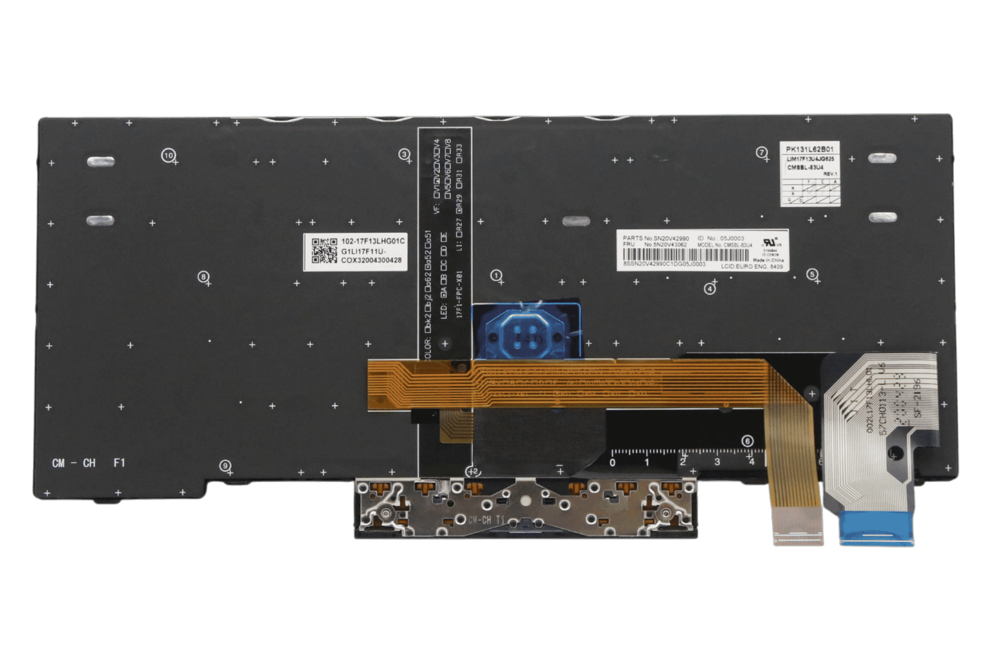 Lenovo Laptop Toetsenbord Qwerty + Backlit