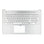 HP Laptop Keyboard Qwerty US + Top Cover - Silver