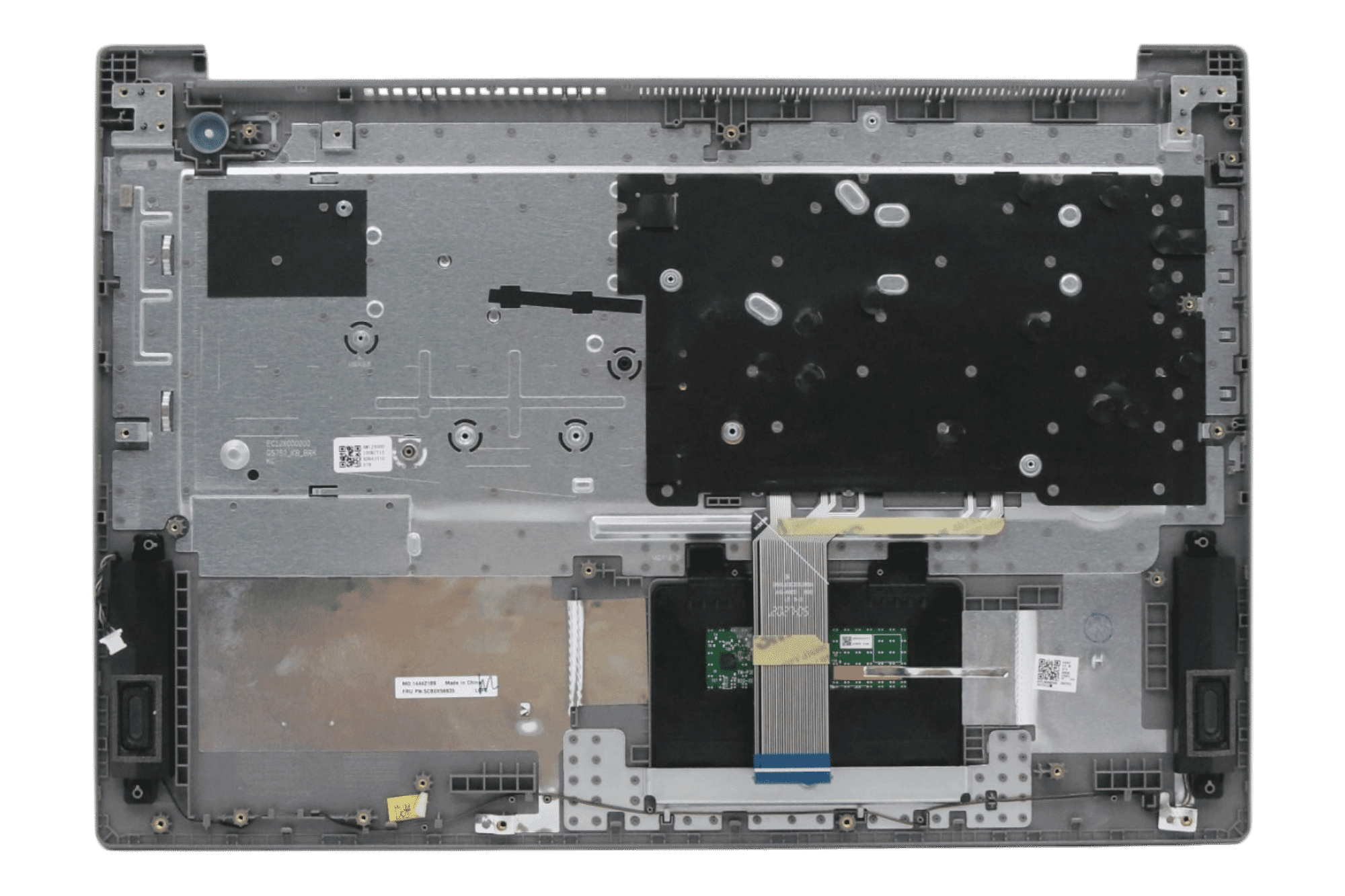 Lenovo Laptop Toetsenbord Qwerty US + Top Cover - Zilver