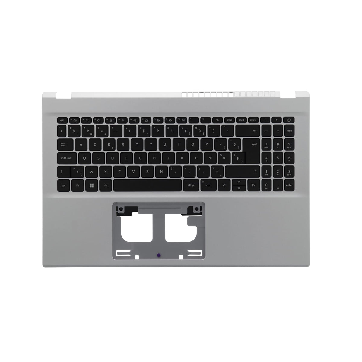 Acer Laptop Keyboard Azerty BE + Top Cover - Silver