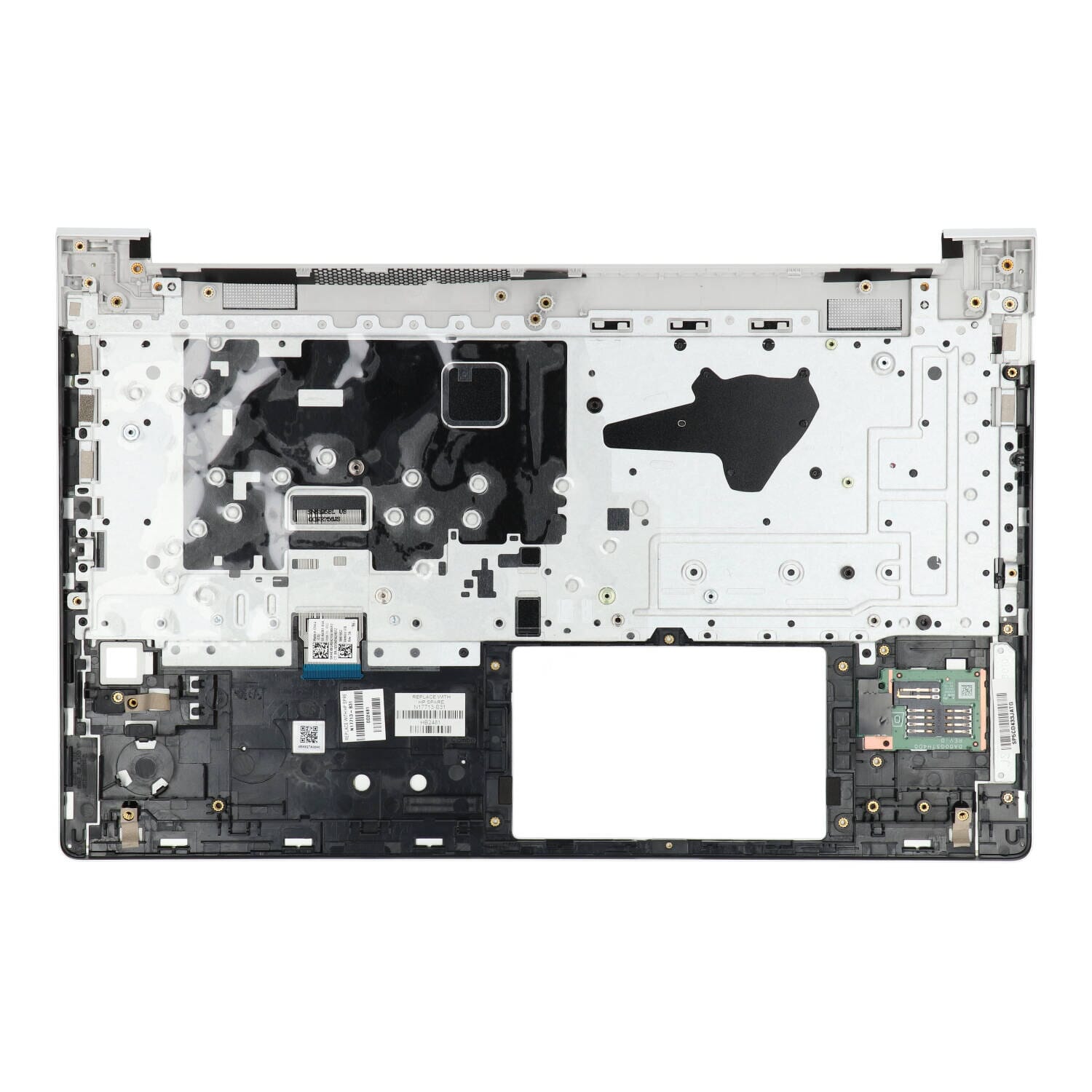 HP Laptop Toetsenbord Qwerty US + Top Cover - Zilver