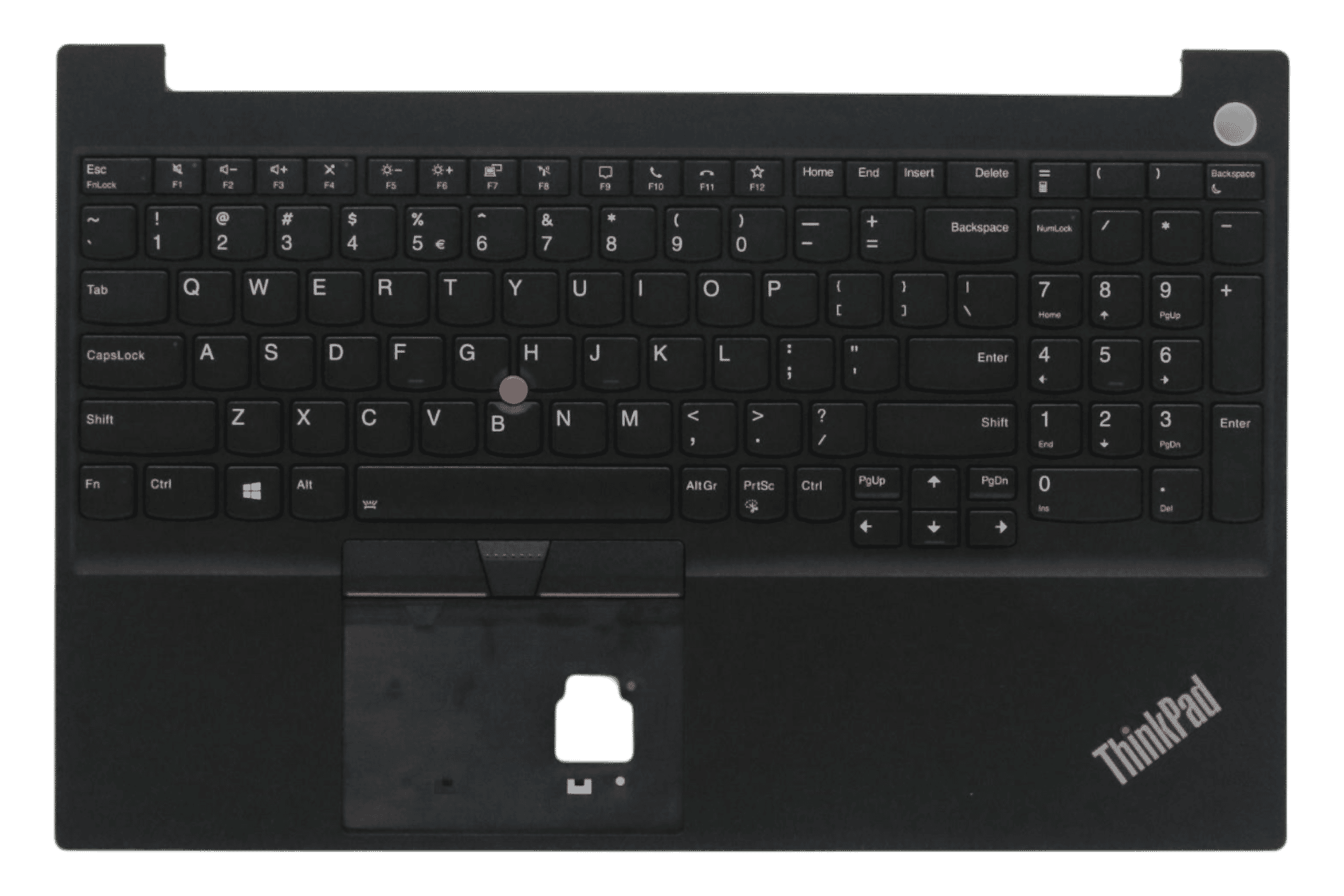 Lenovo Laptop Toetsenbord Qwerty US + Top Cover, BL - Zwart