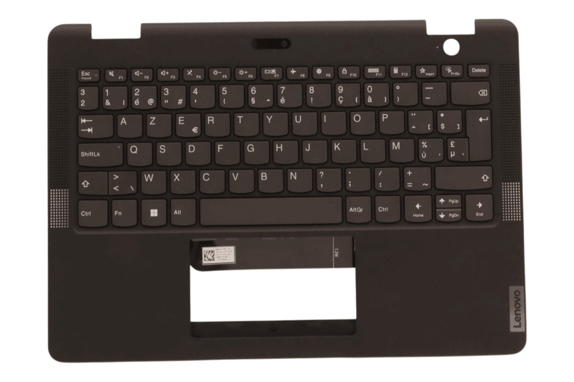Clavier Lenovo pour ordinateur portable Azerty BE + capot supérieur