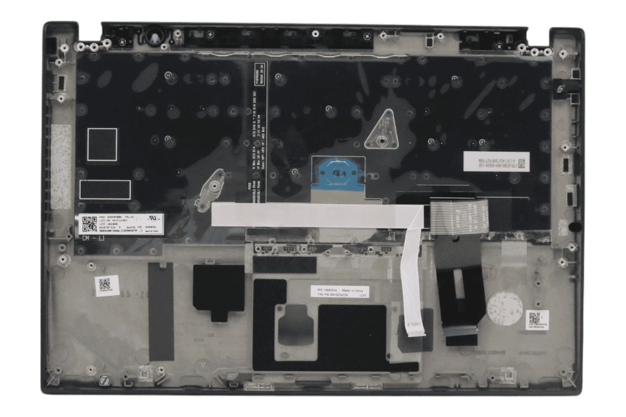 Lenovo Laptop Toetsenbord Qwerty US + Top Cover