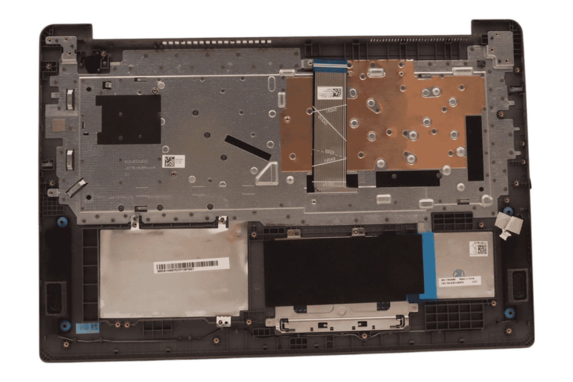 Lenovo Laptop Toetsenbord Qwerty US + Top Cover - Grijs
