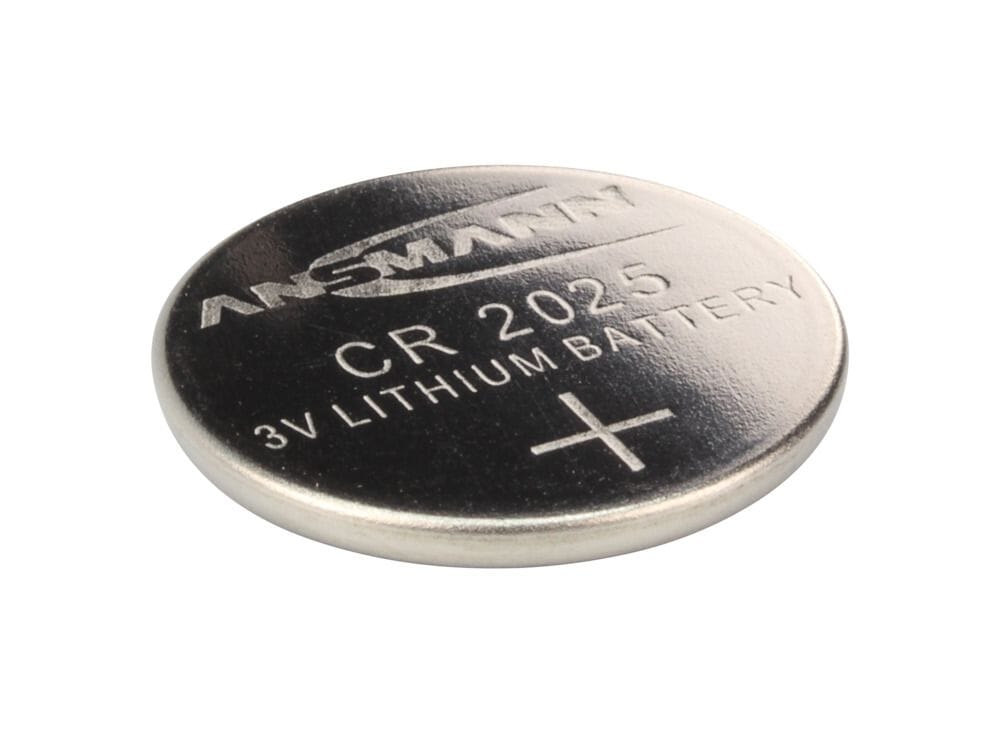Ansmann Lithium-Knopfzelle CR2025 Blisterverpackung, 1 Stück.