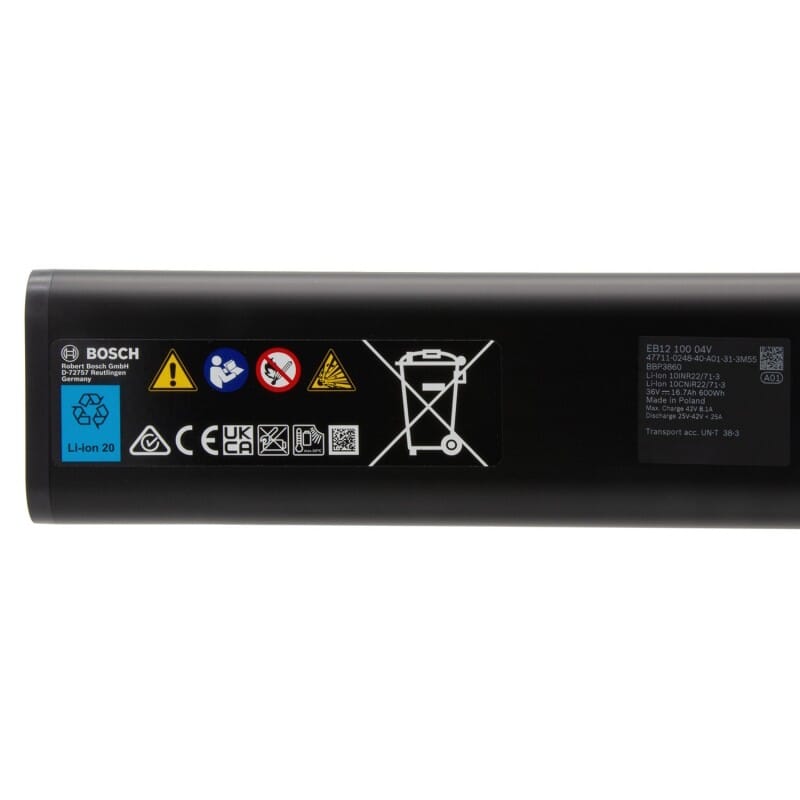 Batterie de vélo Bosch PowerTube 600 SMART (BES3)