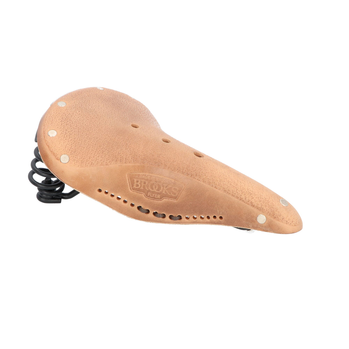 Brooks Flyer Softened Dark Tan Zadel