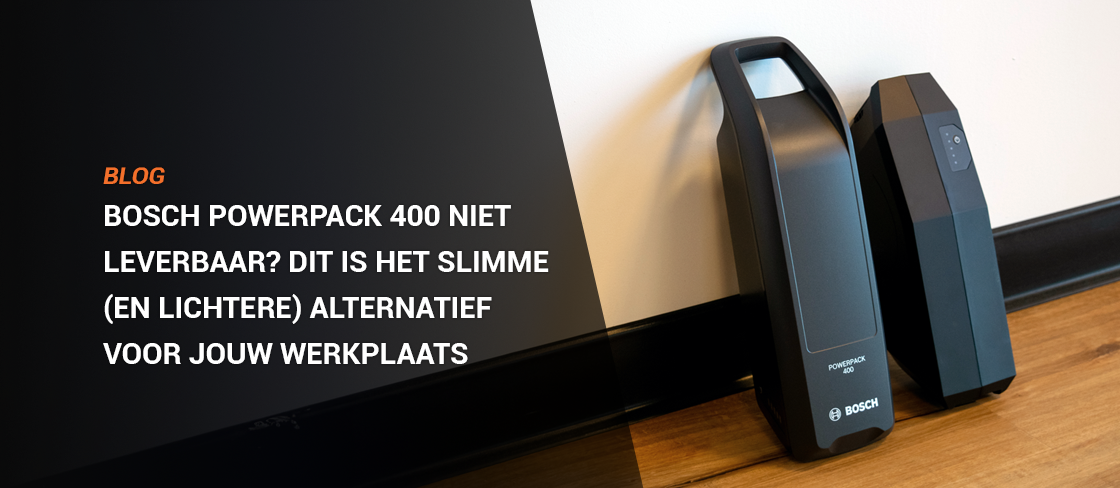 Bosch PowerPack 400 niet leverbaar? Dit is het slimme (en lichtere) alternatief voor jouw werkplaats