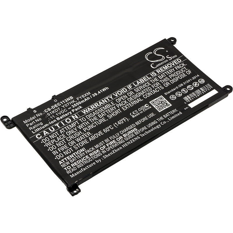 Batterie pour ordinateur portable 3550mAh