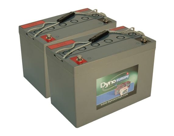 Gel battery 100Ah replacement set (excl. cables)