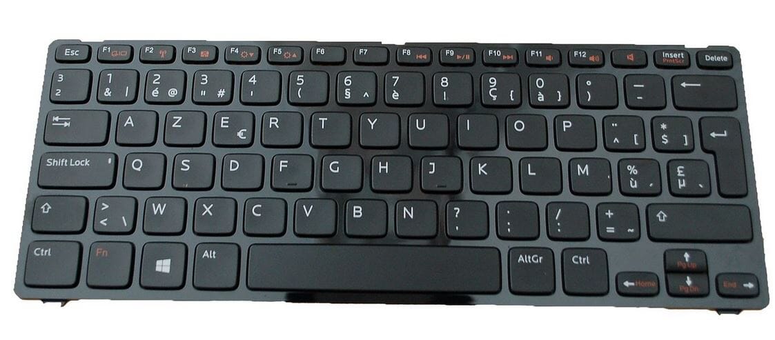 Dell Clavier Ordinateur Portable BE Win8