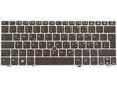 Clavier HP pour ordinateur portable QWERTZ DE + Trackpoint, rétroéclairé (W8)
