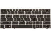 Clavier d'ordinateur portable HP QWERTY US + Trackpoint, rétroéclairé (W8)
