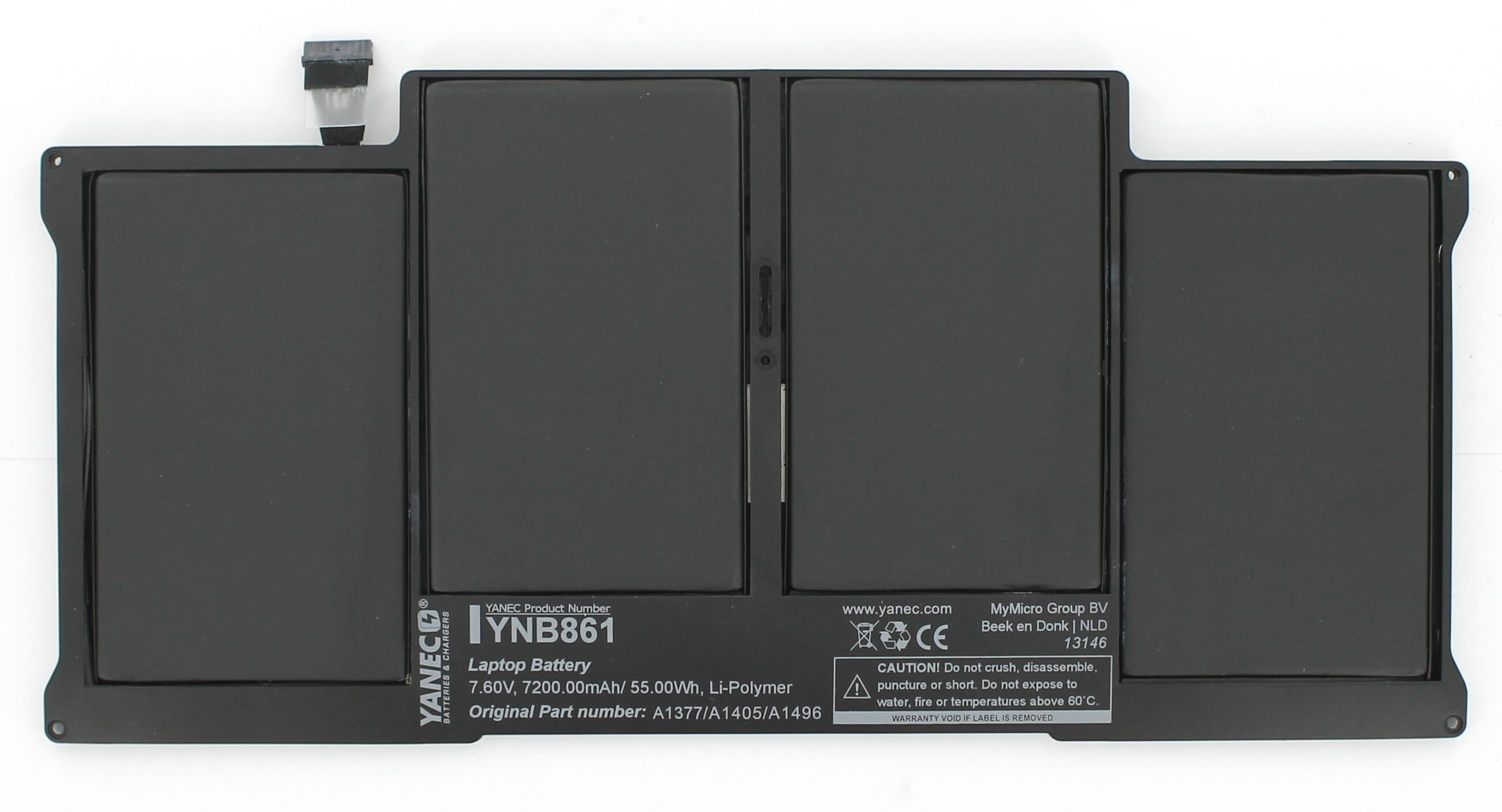 Yanec Laptop Battery 7200mAh