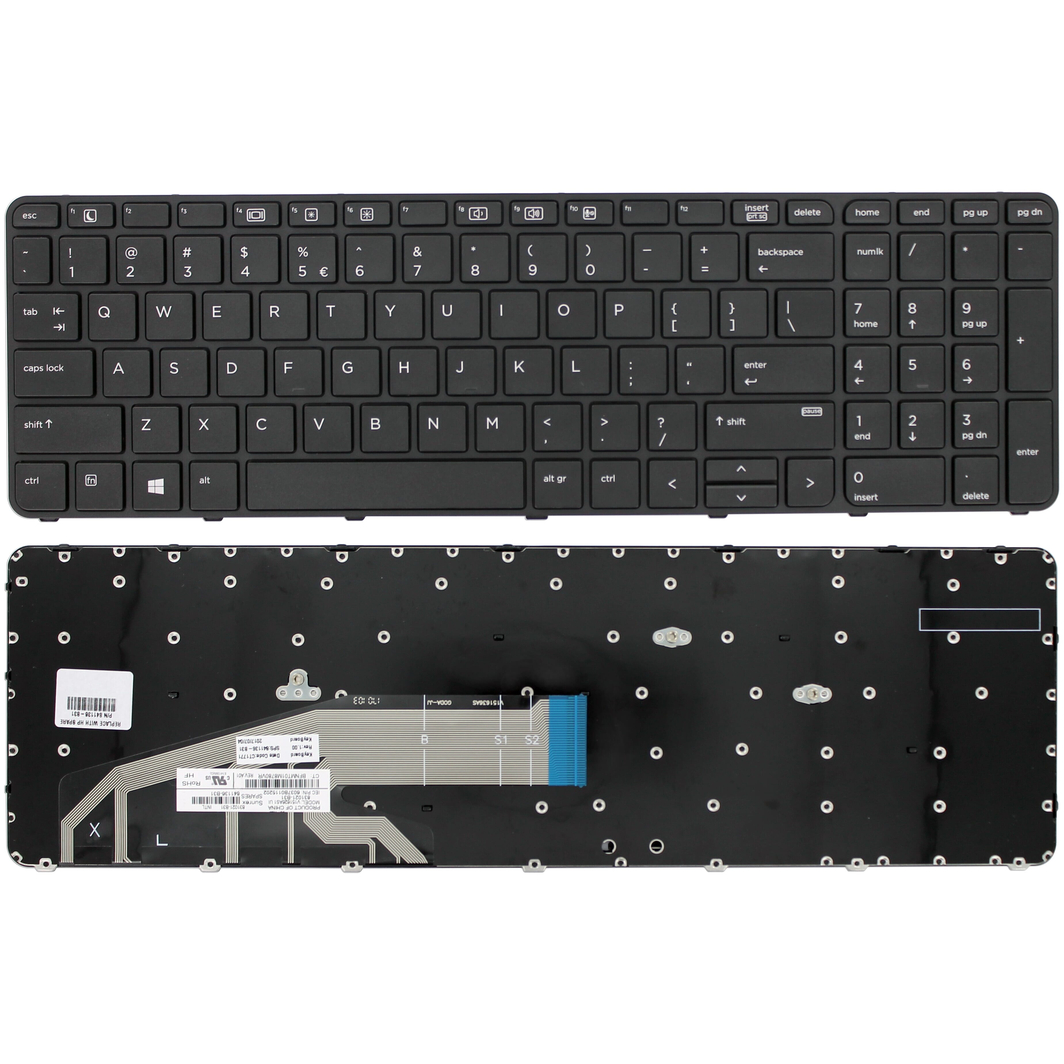 HP Clavier Qwerty US
