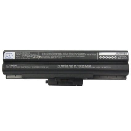Batterie Ordinateur Portable 6600mAh Black