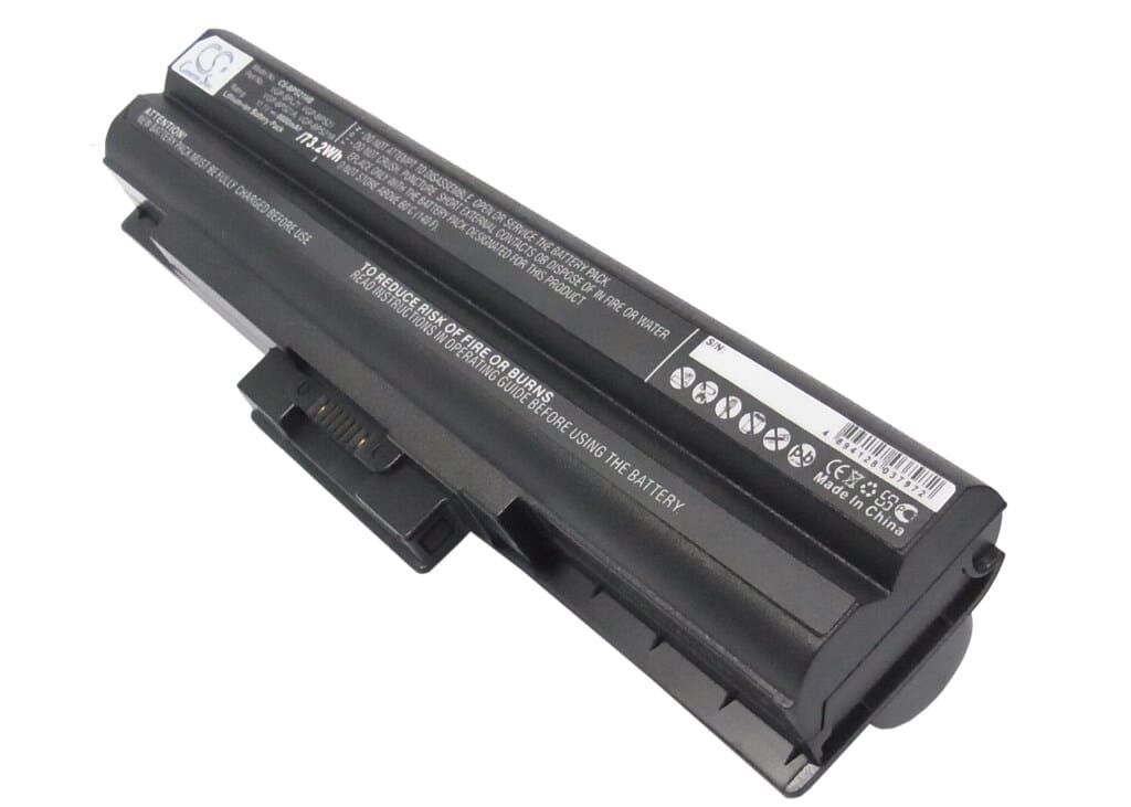 Laptop Battery 6600mAh Black Extended