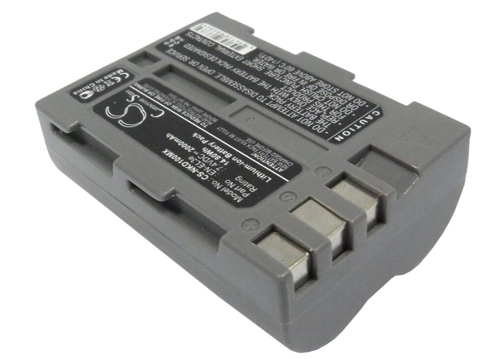 Digitale Camera Accu 7.4V 2000mAh Li-ion Voor Nikon