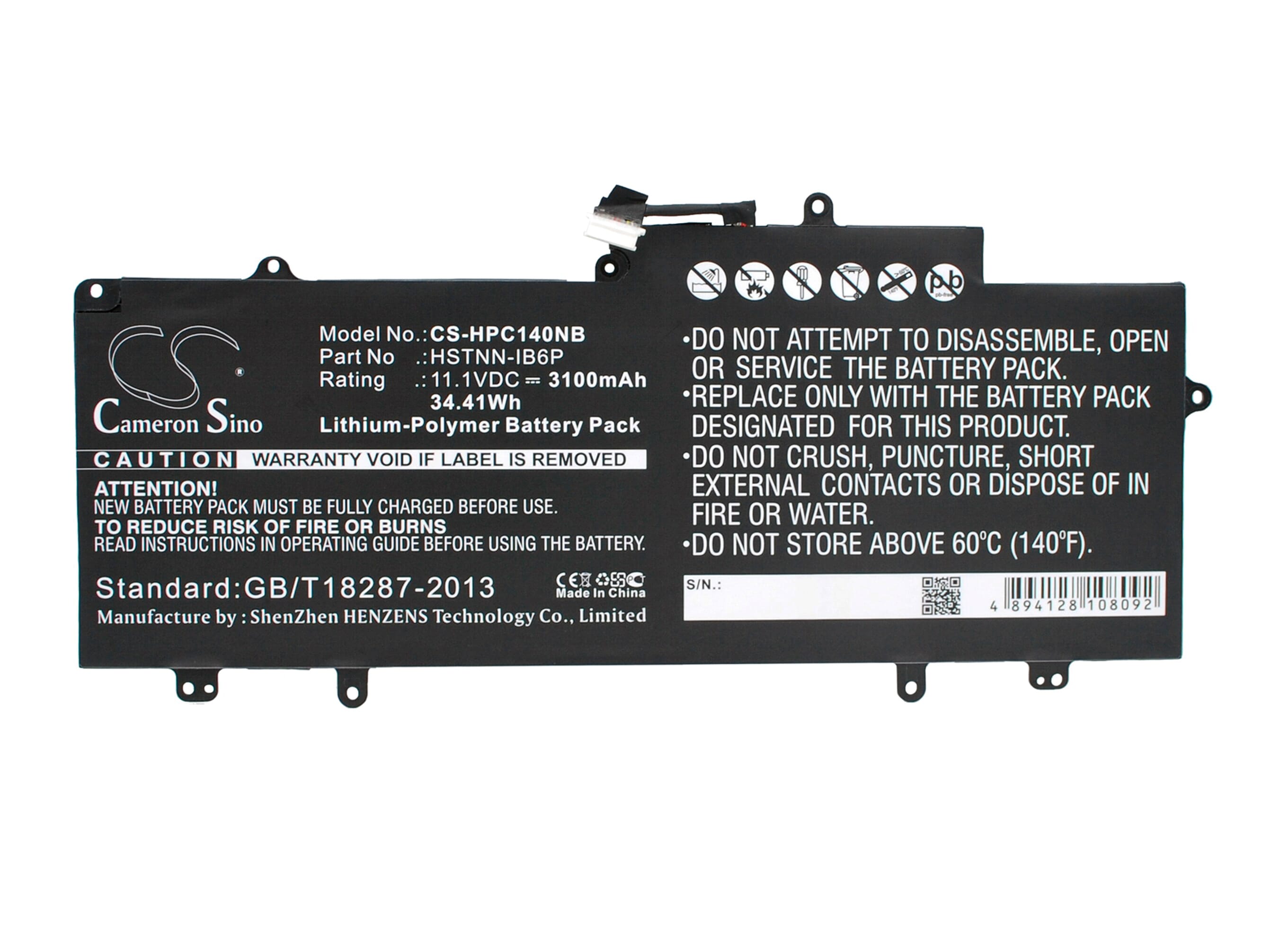 Batterie Ordinateur Portable 3330mAh