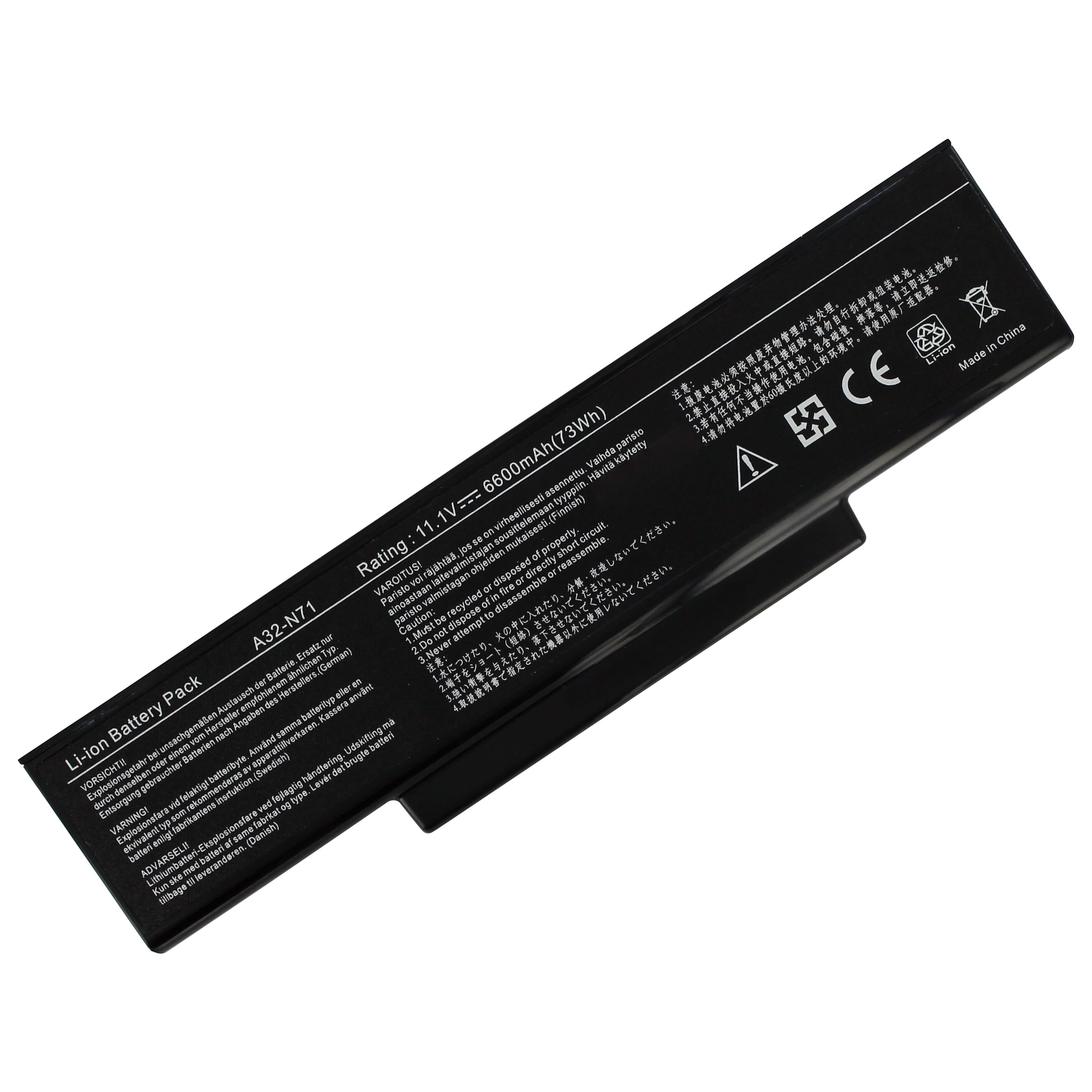 Laptop Battery Extended 6600mAh