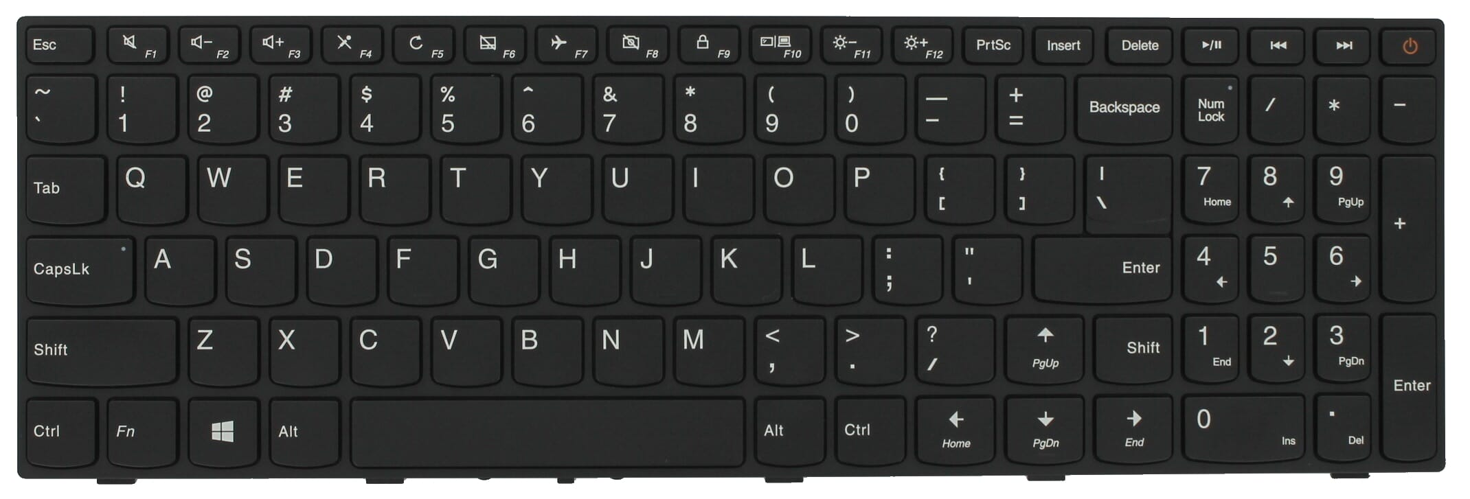 Clavier QWERTY américain pour ordinateur portable Lenovo