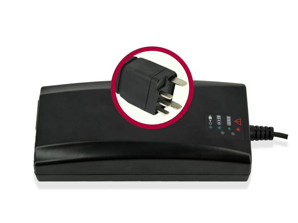 BMZ Derby Cycle Acculader Li-Ion 42V 4A BladeCont.