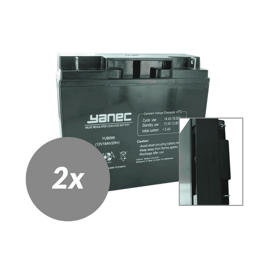 Kit de remplacement de batterie pour onduleur Yanec RBC7 (câbles non inclus)