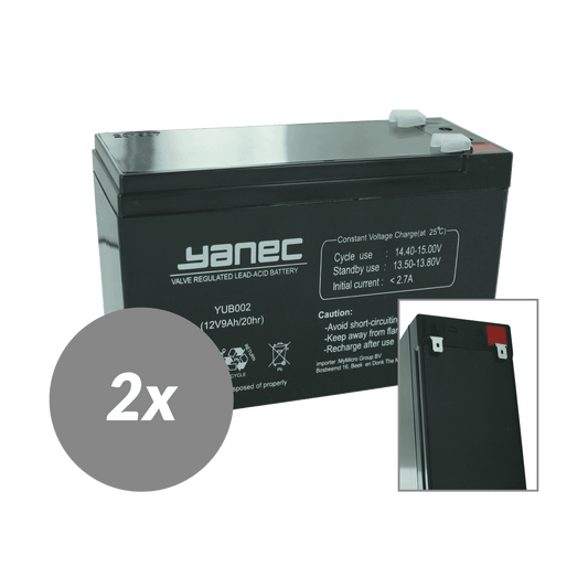 Yanec Battery Replacement Kit RBC109 (Excl. Cables)