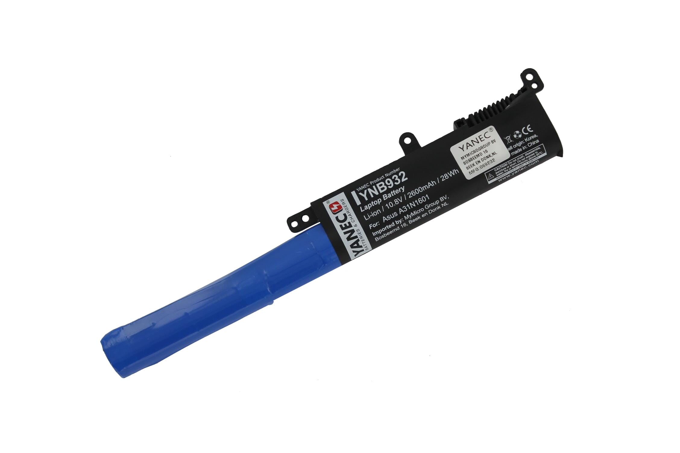 Yanec batterie d'ordinateur portable 2600 mAh