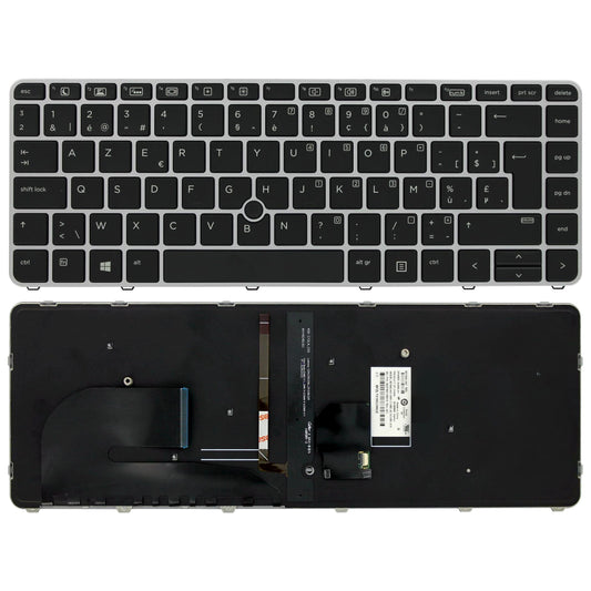 Clavier HP pour ordinateur portable Azerty BE + Trackpoint, rétroéclairage