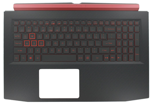 Clavier QWERTY US pour ordinateur portable Acer + capot supérieur, rétroéclairé