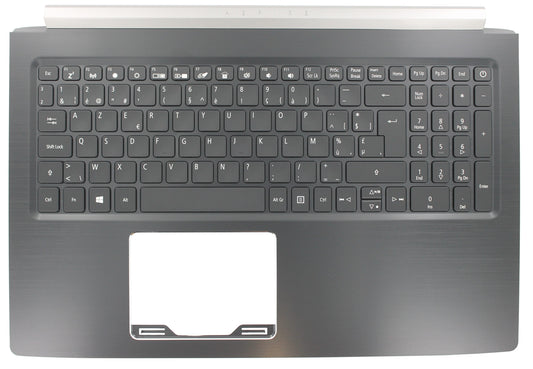 Clavier Azerty BE pour ordinateur portable Acer + capot supérieur, rétroéclairé
