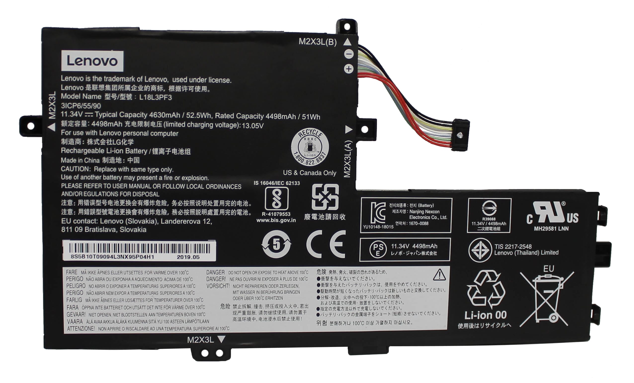 Lenovo Laptop Akku 4630 mAh