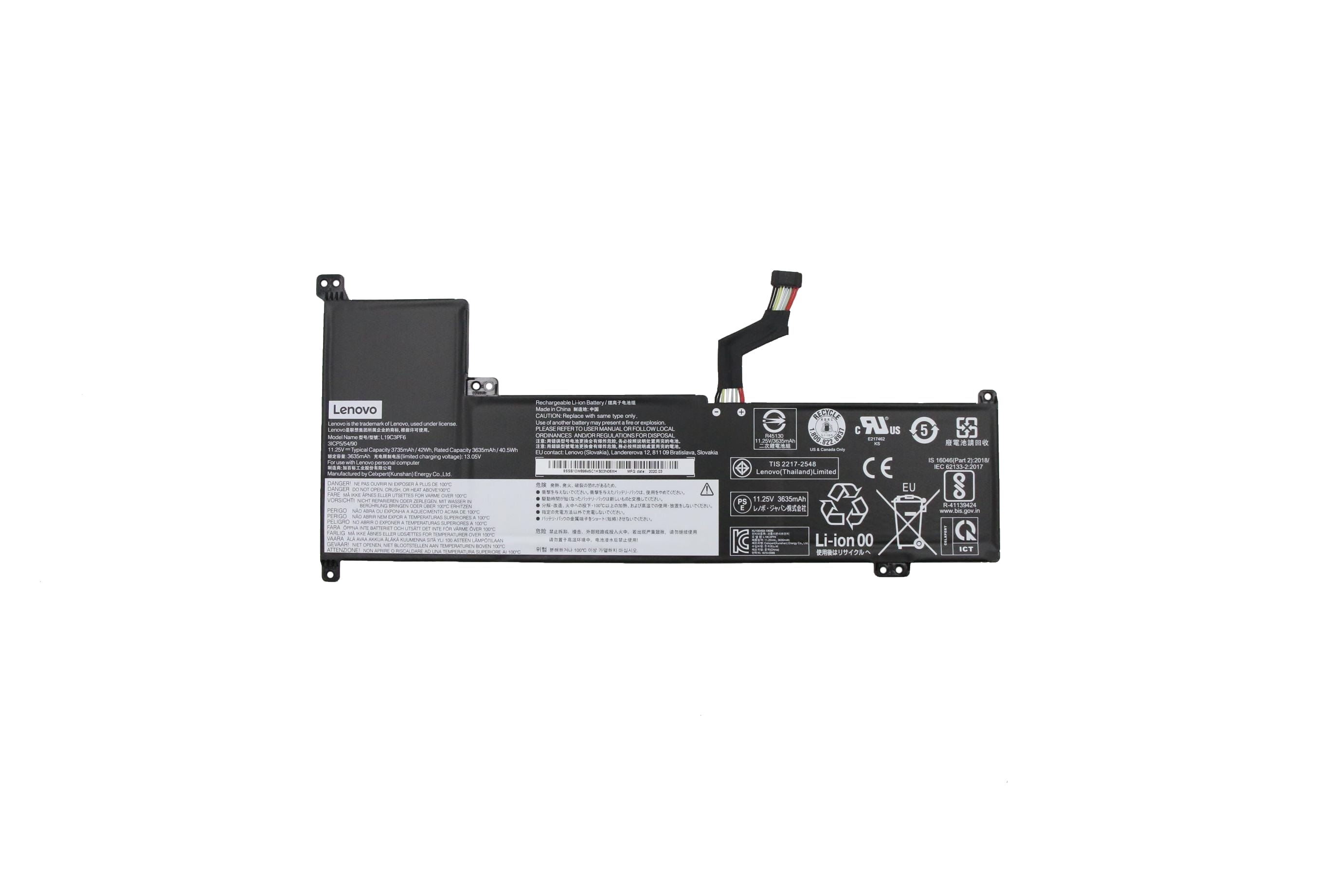 Batterie d’ordinateur portable Lenovo 3635 mAh