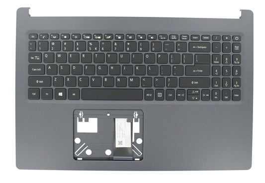 Clavier QWERTY US pour ordinateur portable Acer avec capot supérieur - Noir