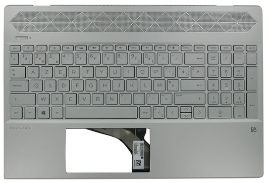 HP Laptop-Tastatur Azerty BE + obere Abdeckung, hintergrundbeleuchtet