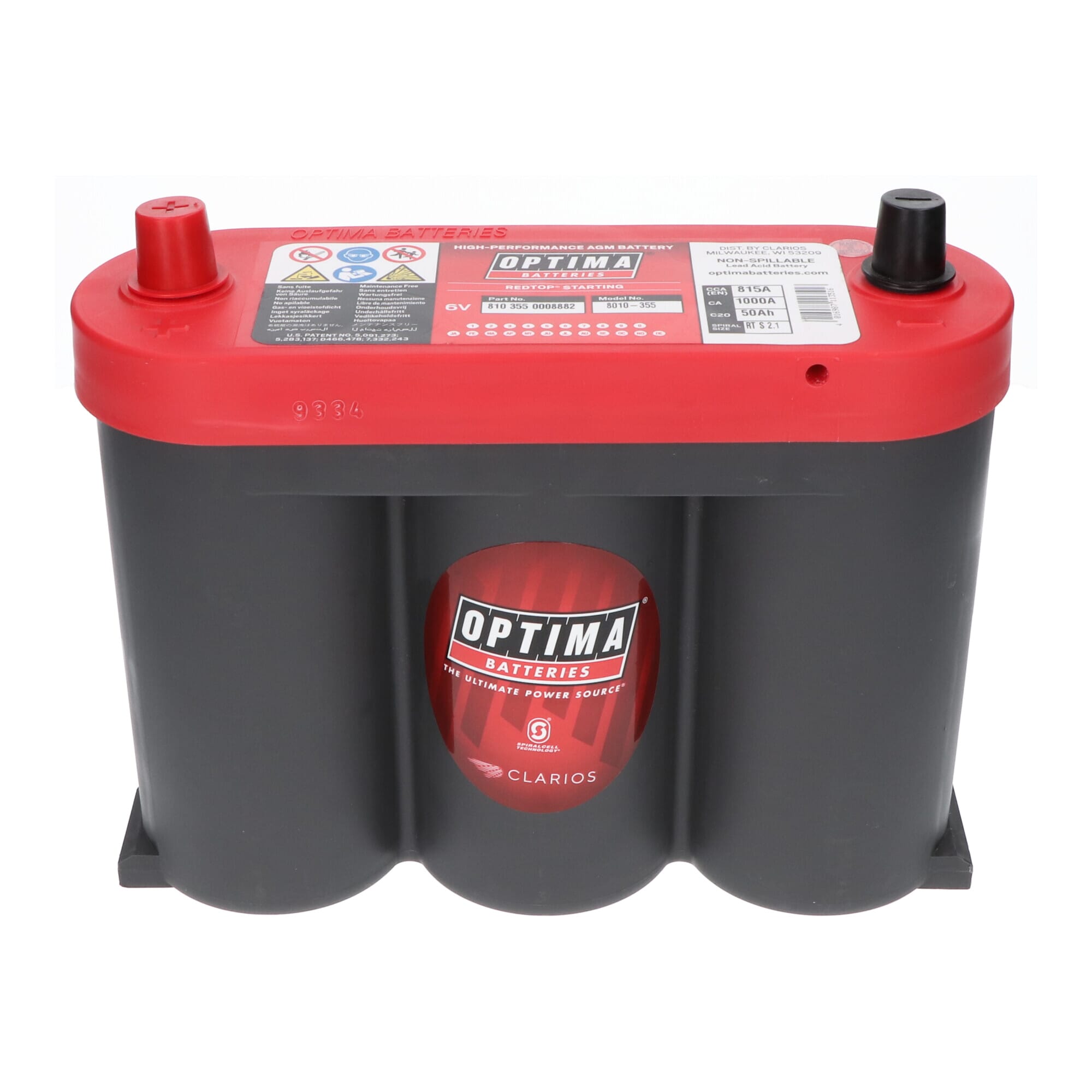 Optima Red Top Accu 6V 50Ah RT S-2.1