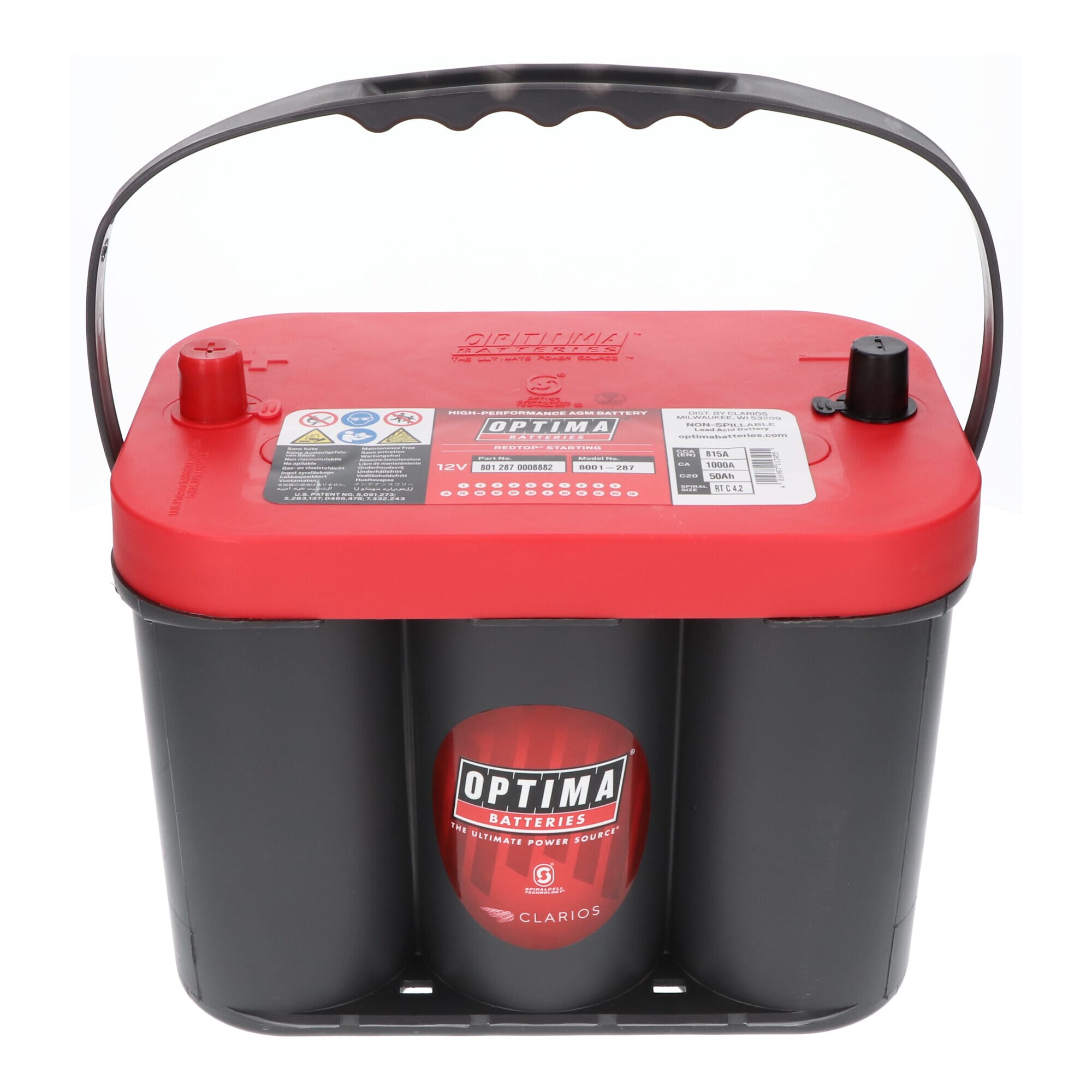 Optima Red Top Accu 12V 50Ah RT C-4.2