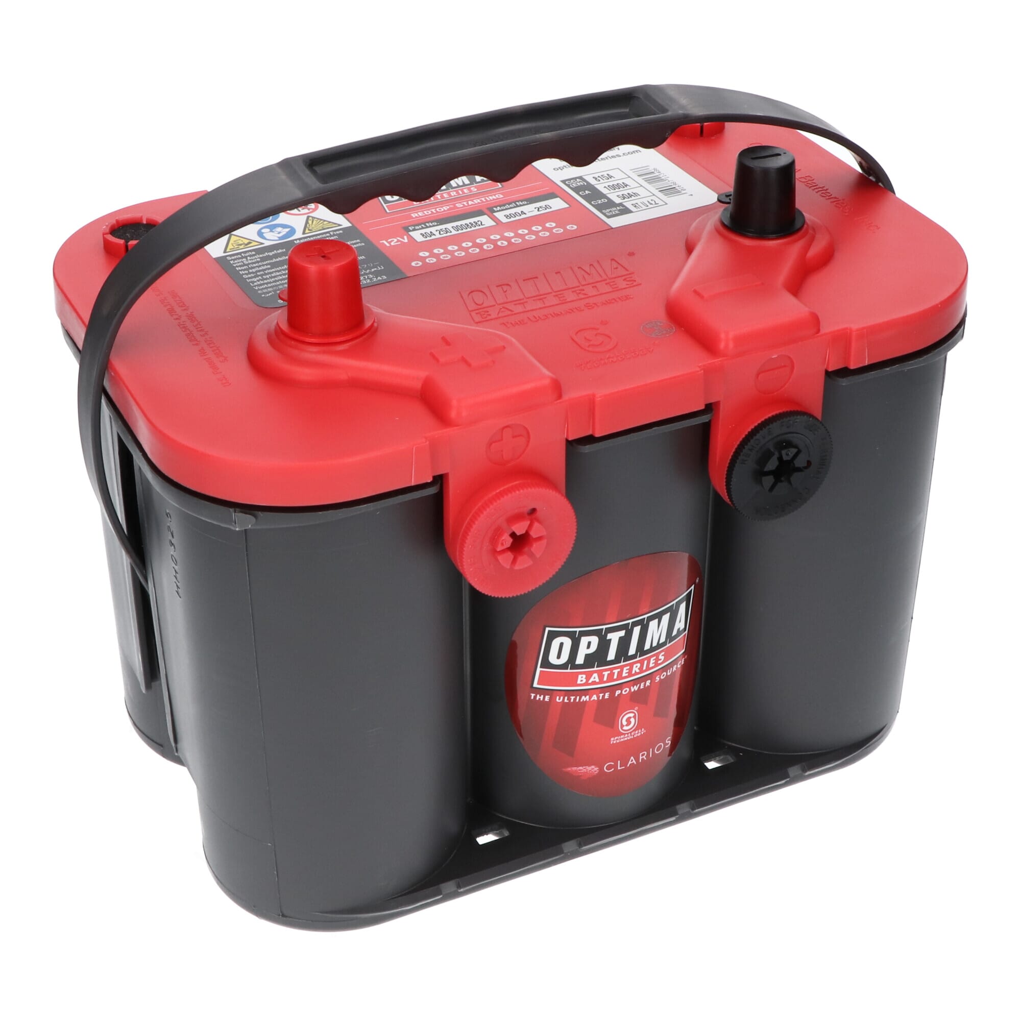 Optima Red Top Battery 50Ah RT U 4.2L