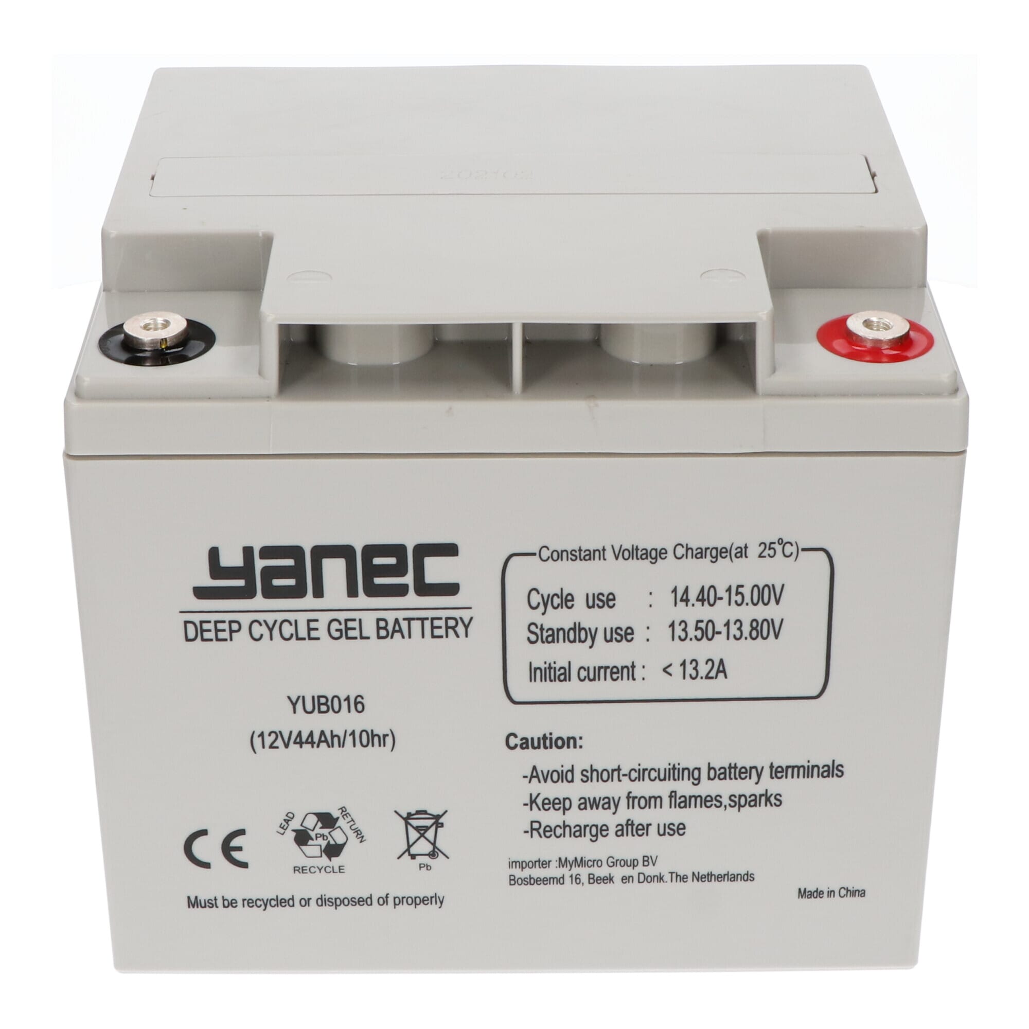 Yanec Gel Battery 12V 44Ah