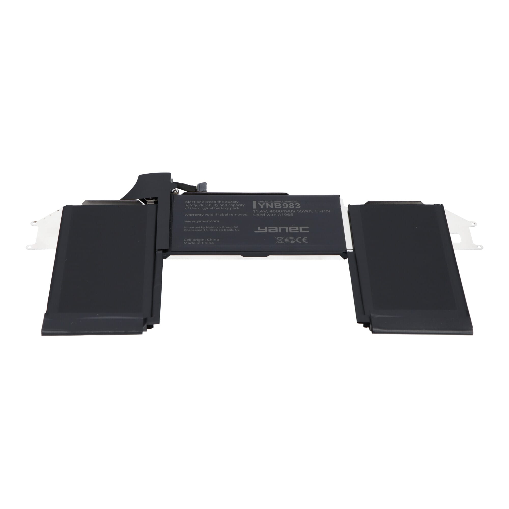 Yanec Macbook Accu 4800 mAh