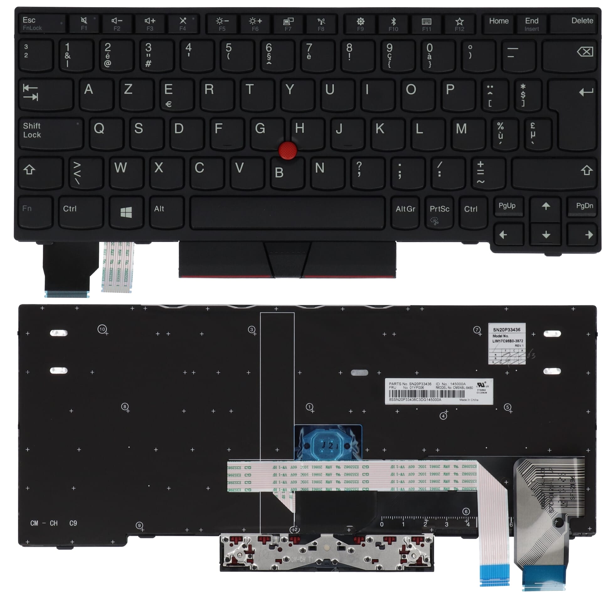 Lenovo Laptop Tastatur Azerty BE