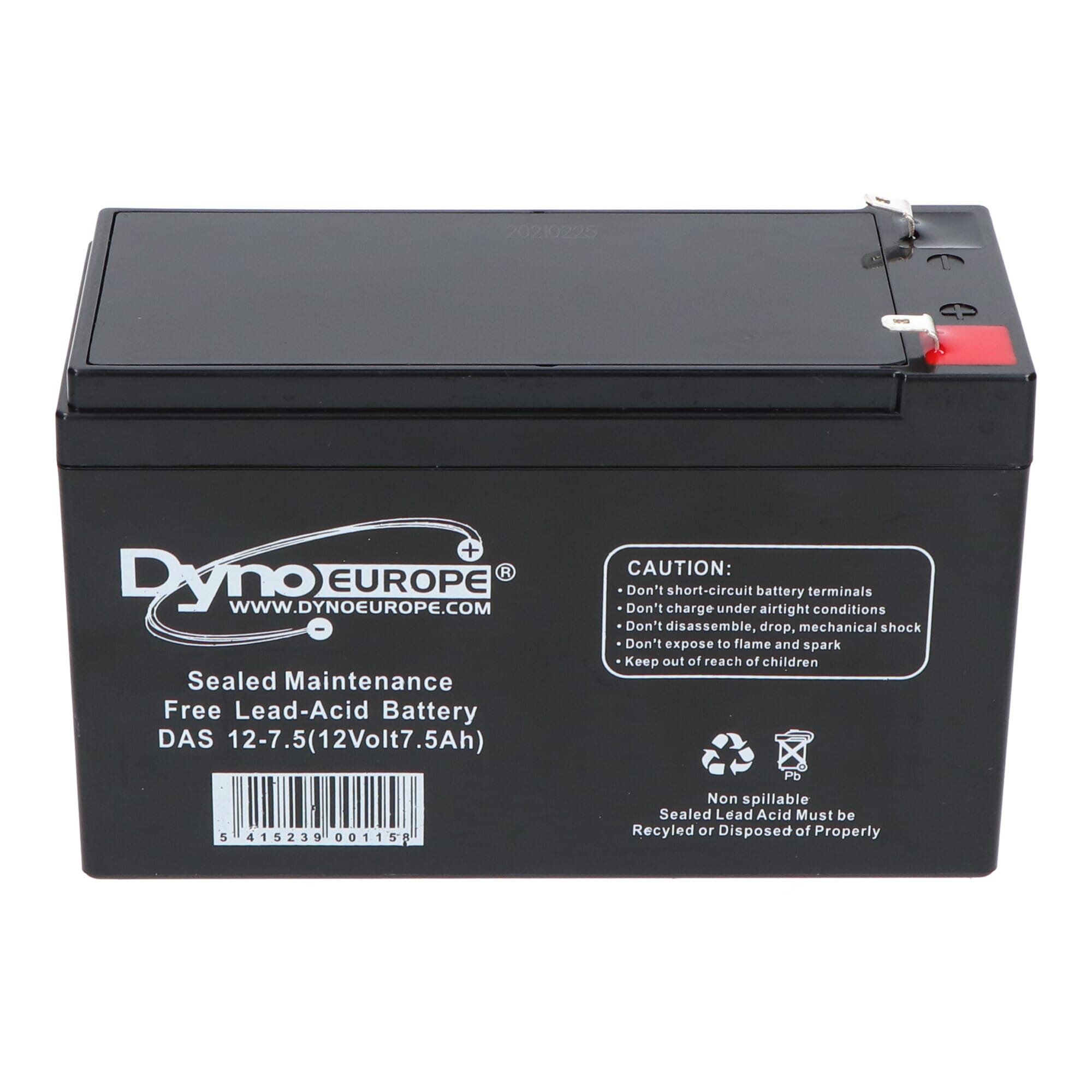 Dyno Lead Acid Battery 12V 7.5Ah