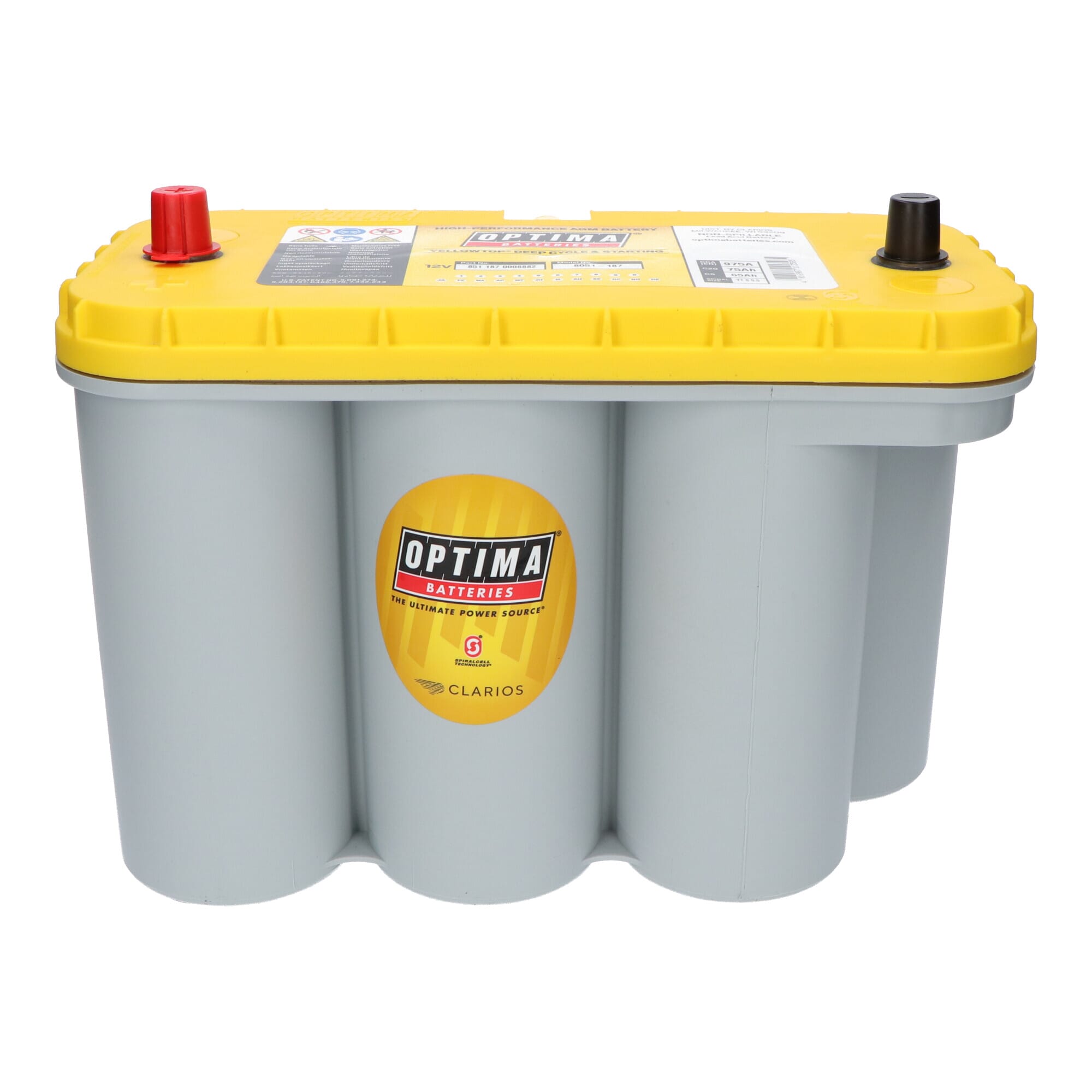 Optima Yellow Top Accu 12V 75Ah YT S-5.5