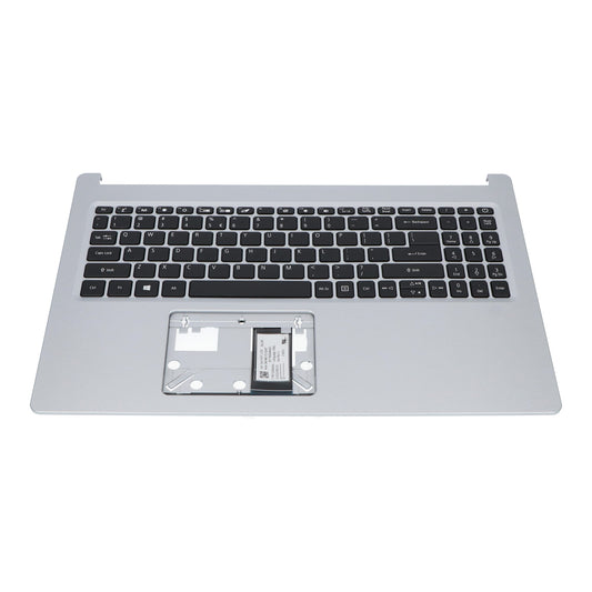 Clavier QWERTY US pour ordinateur portable Acer + capot supérieur - Argent