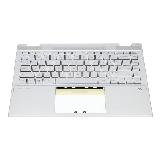 Clavier QWERTY US pour ordinateur portable HP + capot supérieur, rétroéclairé