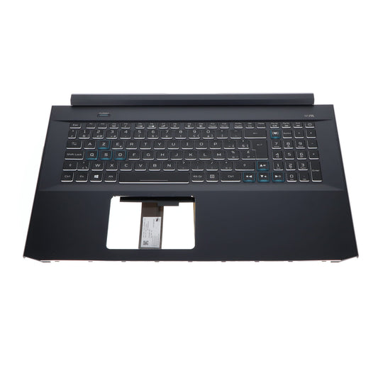 Clavier Azerty BE pour ordinateur portable Acer + capot supérieur, rétroéclairé