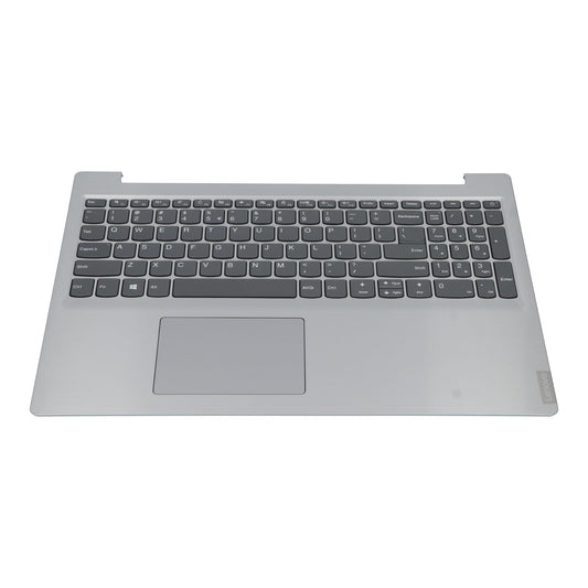 Clavier QWERTY US pour ordinateur portable Lenovo + capot supérieur - Argent