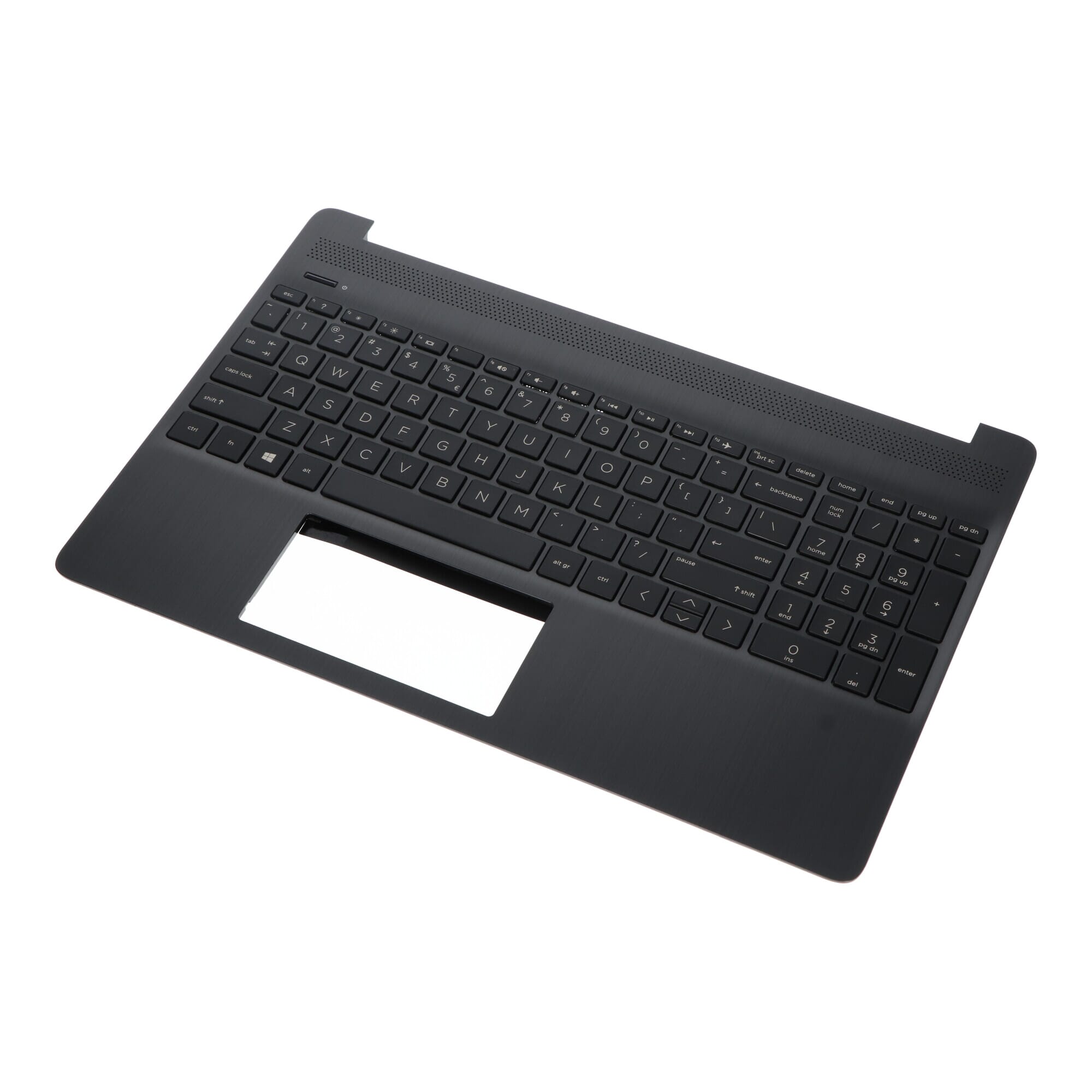 HP Laptop-Tastatur Qwerty US + obere Abdeckung - Grau